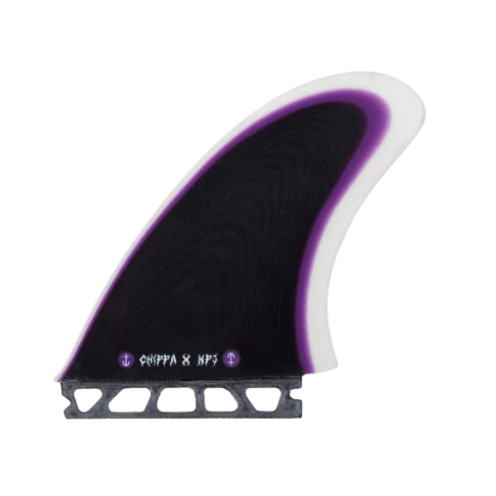 サーフィン・ボディボード Chippa Wilson + NPJ Twin Fin CAPTAIN FIN CHIPPA WILSON NPJ TWIN FINS SINGLE TAB PURPLE