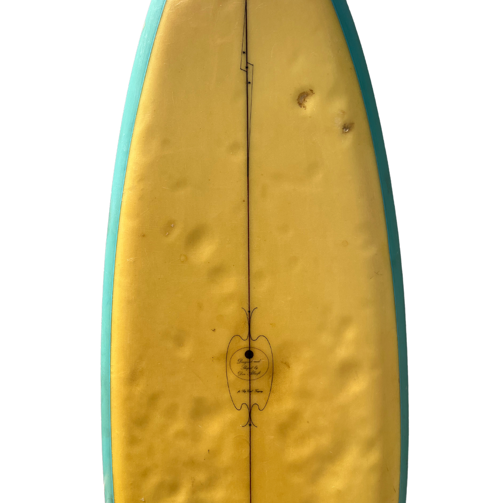 CUSTOM COLLECTION 6'10" DON ALLCROFT SWALLOW TAIL SINGLE FIN TC SPRAY GLOSS