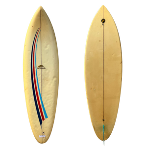 CUSTOM COLLECTION 6’4” BOB BROWN SINGLE FIN SHAPED BY NEV HINES