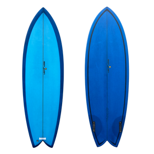 SAN JUAN FLOW FISH 5'10" BLUE BLUE CUT LAP TINT WET RUB 6MM PLY