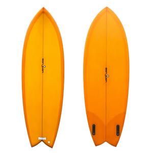 SAN JUAN FLOW FISH 5'4" BLOOD ORANGE CUT LAP TINT WET RUB 6MM PLY