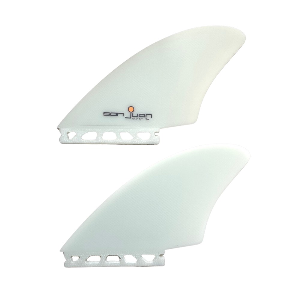 SAN JUAN KEEL TWIN FIN WHITE