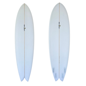 SAN JUAN MAMBA 6'10" QUAD MID CLEAR CUT LAP TINT WET RUB 6MM PLY SWALLOW TAIL