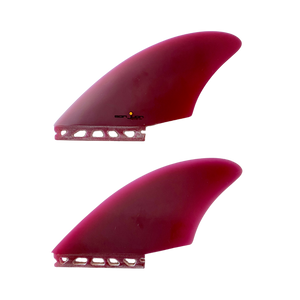 SAN JUAN RETRO KEEL FIN DARK RED