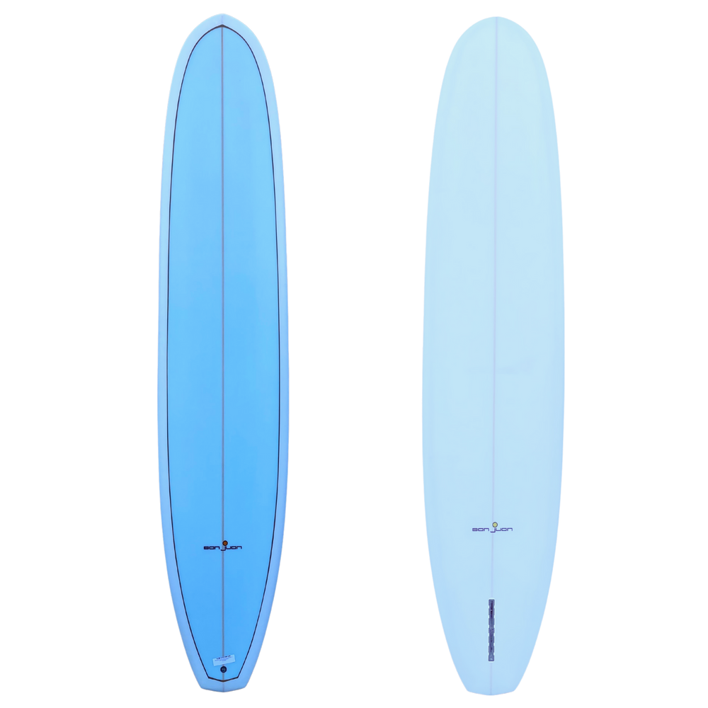 
            
                Load image into Gallery viewer, SAN JUAN RG2 9&amp;#39;6&amp;quot; ICE BLUE DECK BROWN PIN LINE WET RUB 6MM PLY
            
        