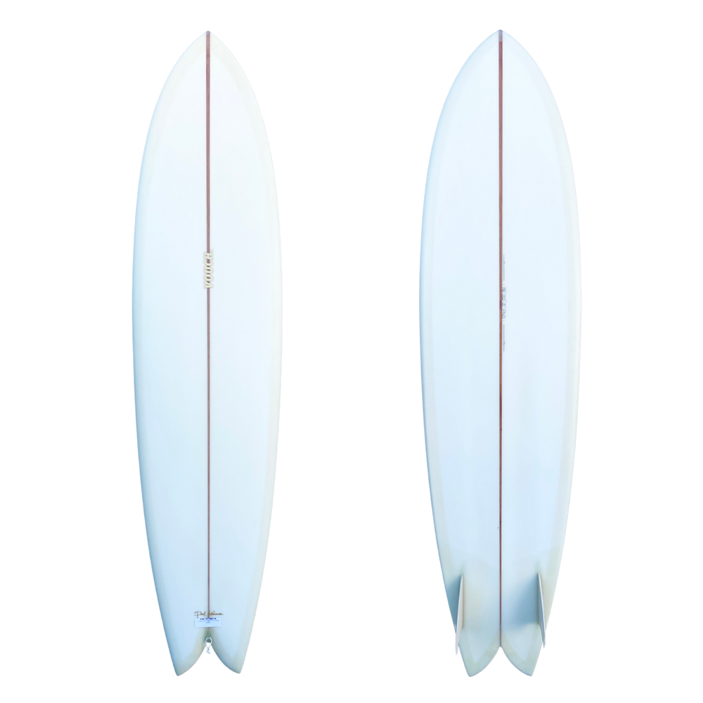 VOUCH MID VISH 7'6" CHAMPAGNE TINT GLASS IN FINS