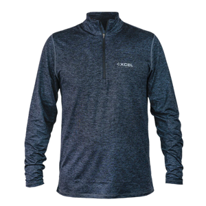 XCEL THREADX 3/4 ZIP NAVY HEATHER