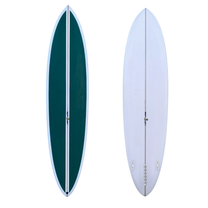 
            
                Load image into Gallery viewer, SAN JUAN 7&amp;#39;6&amp;quot; TWIN PLUS GREEN DECK SPRAY WET RUB 6MM STRINGER PIN TAIL
            
        