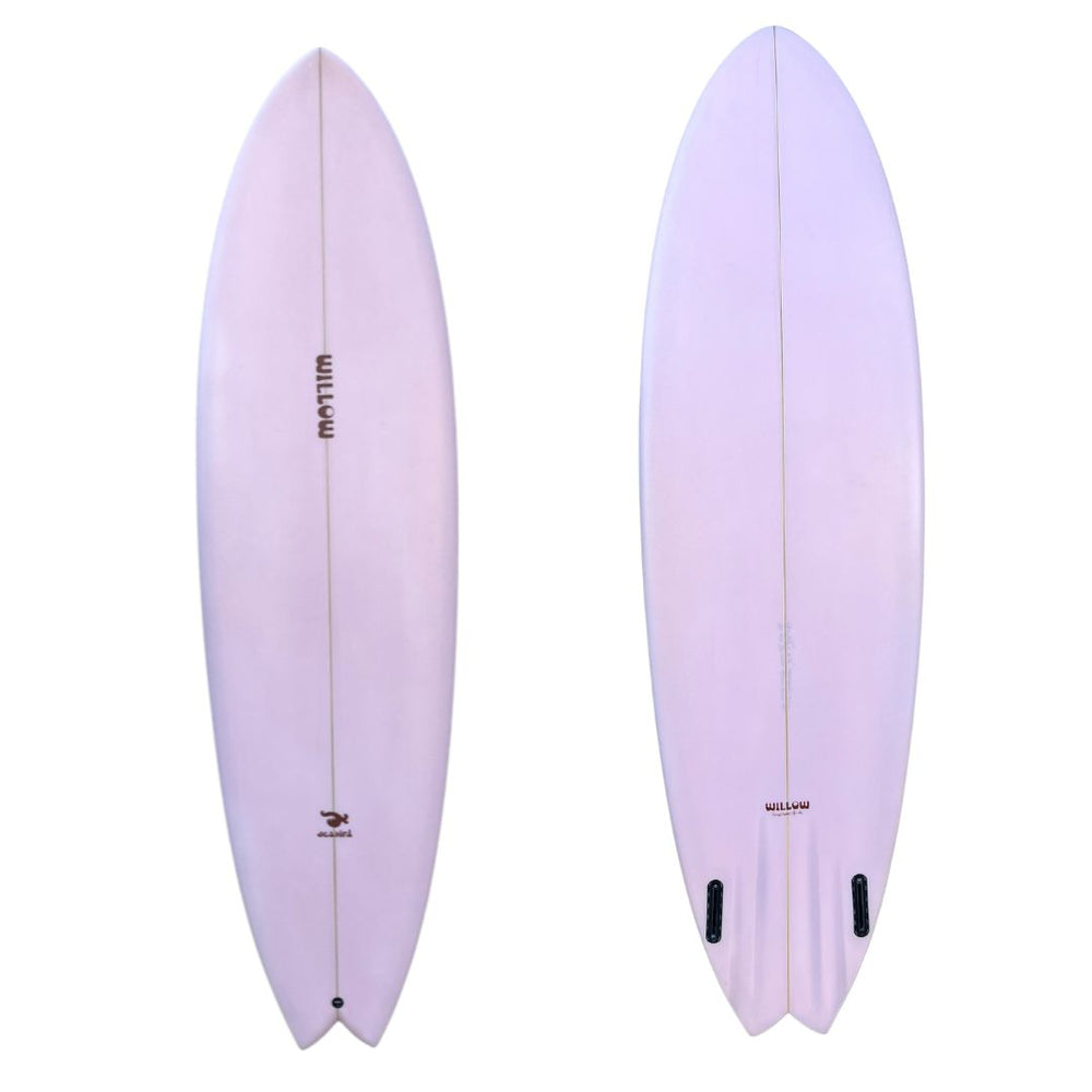 
            
                Load image into Gallery viewer, WILLOW SEABIRD 6&amp;#39;8&amp;quot; PINKISH SPRAY WET RUB 6MM PLY
            
        