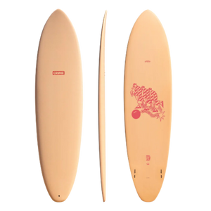 CRIME CA TWIN TANG CREAM 7'0 – Surfection Byron CRIME CA TWIN TANG CREAM 7'0 – Surfection Byron