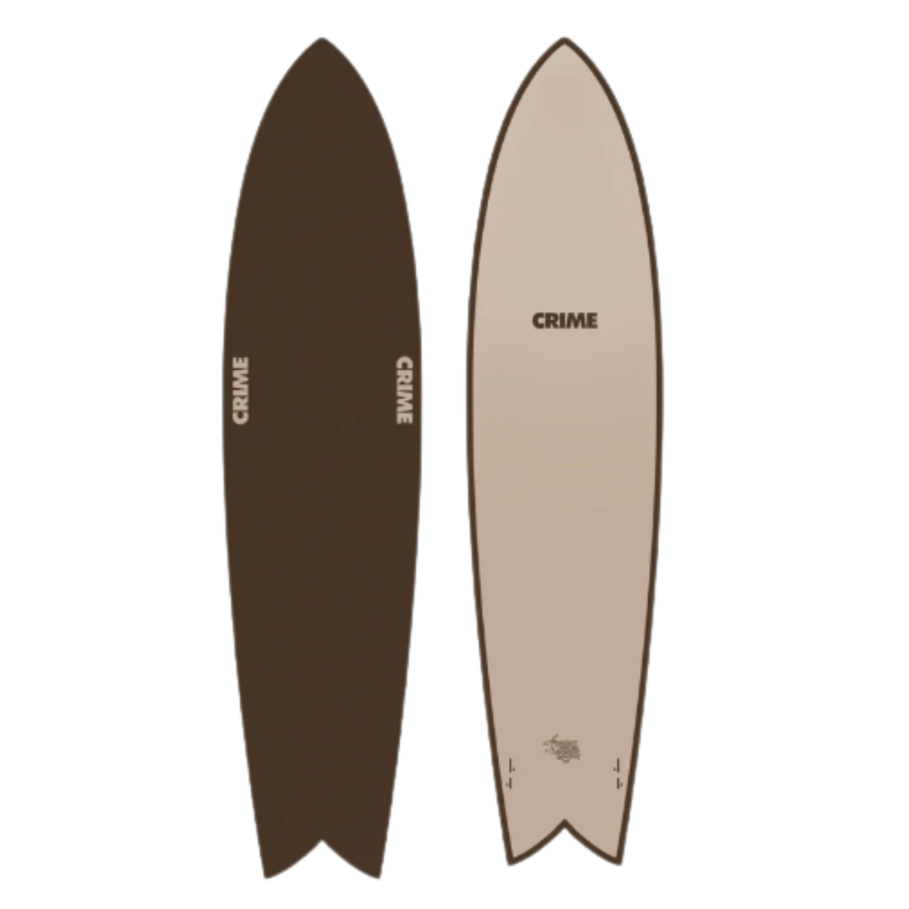 CRIME LONG FISH BROWN TAN 7'10 – Surfection Byron CRIME LONG FISH BROWN TAN 7'10 – Surfection Byron