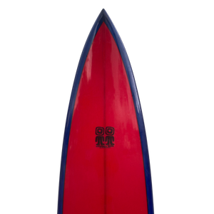 
            
                Load image into Gallery viewer, CUSTOM COLLECTION BONZA MINI MERK 8&amp;#39;0 STEP UP EWING RED TINT BLUE RAIL GLOSS
            
        