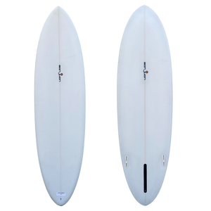 SAN JUAN MPX 2 + 1 6'2" WHITE PIGMENT PIN TAIL 6MM PLY