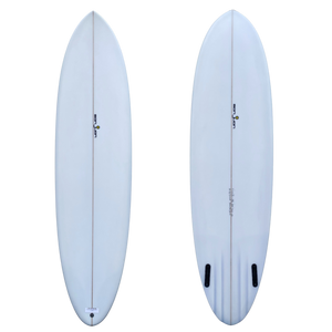 
            
                Load image into Gallery viewer, SAN JUAN TWIN PIN MID 7&amp;#39;0 CLEAR TINT WET RUB 6MM PLY PIN TAIL CHANNEL BOTTOM
            
        