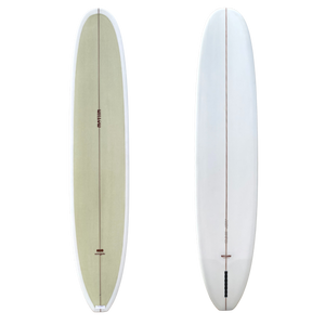 
            
                Load image into Gallery viewer, WILLOW RETRO GLIDE 9&amp;#39;1&amp;quot; WHITE RAIL AVO DECK CUT LAP TINT WET RUB 6MM PLY
            
        