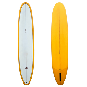 
            
                Load image into Gallery viewer, WILLOW RETRO GLIDE 9&amp;#39;4&amp;quot; YELLOW RAIL PIN WHITE CUT LAP TINT WET RUB 6MM PLY
            
        